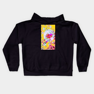 Abstract Psychedelic Flower Pattern Kids Hoodie